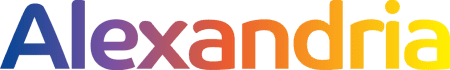 Logo Alexandria Degradê